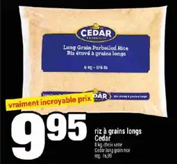 Super C Cedar riz à grains longs offer