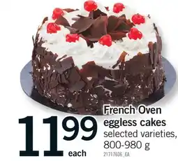 Fortinos FRENCH OVEN EGGLESS CAKES offer