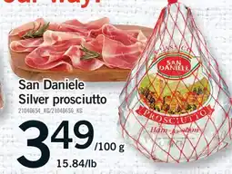 Fortinos SAN DANIELE SILVER PROSCIUTTO offer