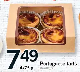 Fortinos PORTUGUESE TARTS offer