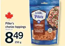 Fortinos PILLER'S CHORIZO TOPPINGS offer