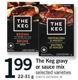 Fortinos THE KEG GRAVY OR SAUCE MIX offer