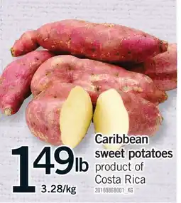 Fortinos CARIBBEAN SWEET POTATOES offer