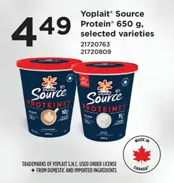 Fortinos YOPLAIT SOURCE PROTEIN offer