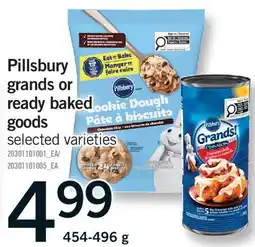 Fortinos PILLSBURY GRANDS OR READY BAKED GOODS offer