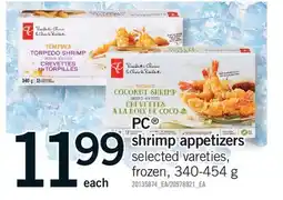Fortinos PC SHRIMP APPETIZERS offer