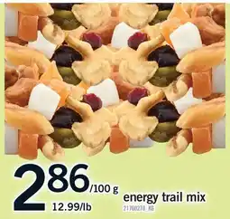Fortinos ENERGY TRAIL MIX offer