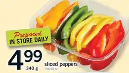 Fortinos SLICED PEPPERS offer