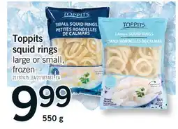 Fortinos TOPPITS SQUID RINGS offer