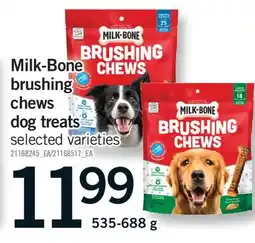 Fortinos MILK-BONE BRUSHING CHEWS DOG TREATS offer