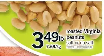 Fortinos ROASTED VIRGINIA PEANUTS offer