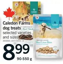 Fortinos CALEDON FARMS DOG TREATS offer