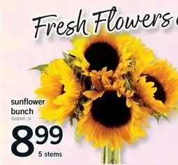 Fortinos SUNFLOWER BUNCH, 5 STEMS offer
