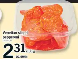 Fortinos VENETIAN SLICED PEPPERONI offer