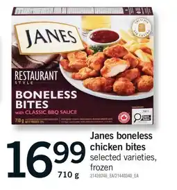 Fortinos JANES BONELESS CHICKEN BITES offer