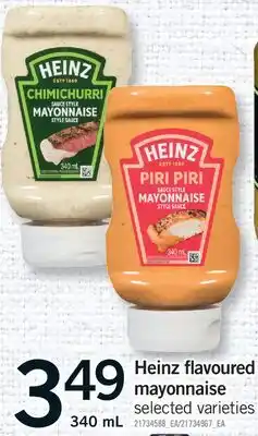 Fortinos HEINZ FLAVOURED MAYONNAISE offer