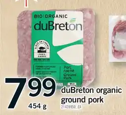 Fortinos DUBRETON ORGANIC GROUND PORK offer