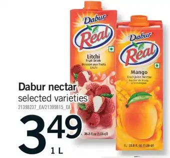 Fortinos DABUR NECTAR offer