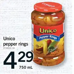 Fortinos UNICO PEPPER RINGS offer