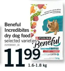 Fortinos BENEFUL INCREDIBITES DRY DOG FOOD offer