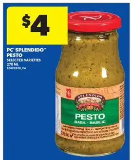 Real Canadian Superstore PC SPLENDIDO PESTO offer