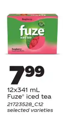 Real Canadian Superstore FUZE ICED TEA offer