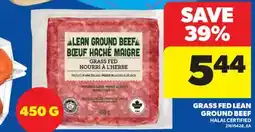 Real Canadian Superstore GRASS FED LEAN GROUND BEEF offer