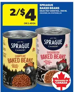 Real Canadian Superstore SPRAGUE BAKED BEANS offer