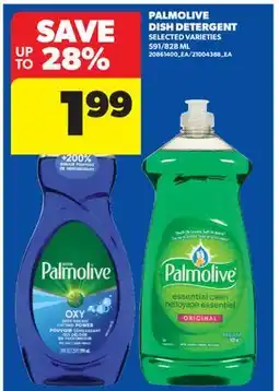 Real Canadian Superstore PALMOLIVE DISH DETERGENT, 591/828 ML offer