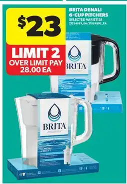 Real Canadian Superstore BRITA DENALI 6-CUP PITCHERS offer