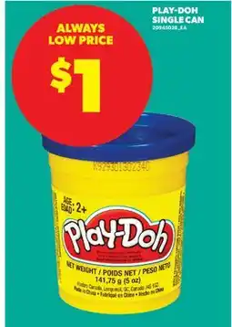 Real Canadian Superstore PLAY-DOH SINGLE CAN offer