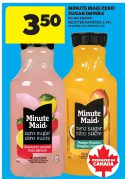 Real Canadian Superstore MINUTE MAID ZERO SUGAR DRINKS offer