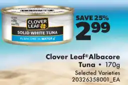 Real Canadian Superstore CLOVER LEAF ALBACORE TUNA offer