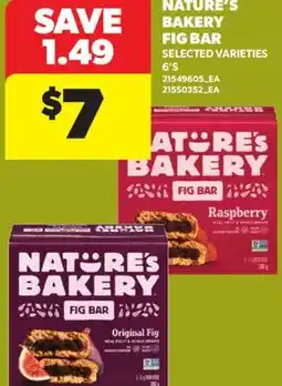 Real Canadian Superstore NATURE'S BAKERY FIG BAR, 6'S offer