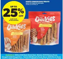 Real Canadian Superstore HARTZ OINKIES DOG TREATS offer