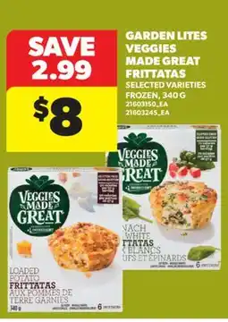 Real Canadian Superstore GARDEN LITES VEGGIES MADE GREAT FRITTATAS offer