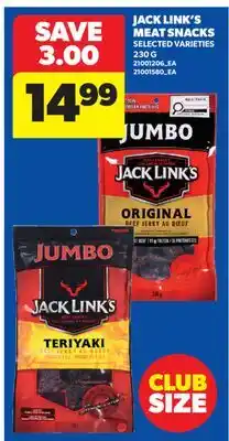 Real Canadian Superstore JACK LINK'S MEAT SNACKS offer