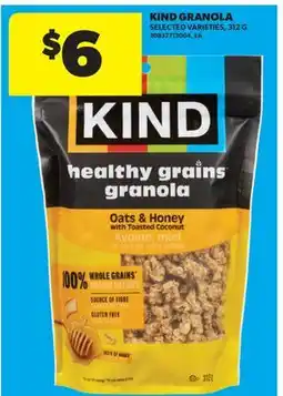 Real Canadian Superstore KIND GRANOLA offer