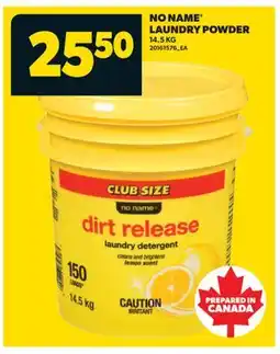 Real Canadian Superstore NO NAME LAUNDRY POWDER offer