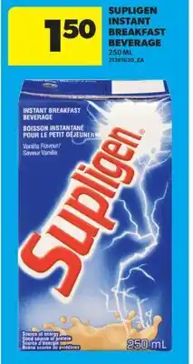 Real Canadian Superstore SUPLIGEN INSTANT BREAKFAST BEVERAGE offer