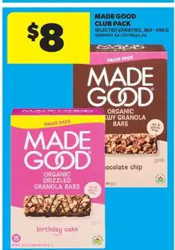 Real Canadian Superstore MADE GOOD CLUB PACK offer