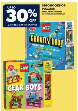 Real Canadian Superstore LEGO BOOKS OR PUZZLES offer