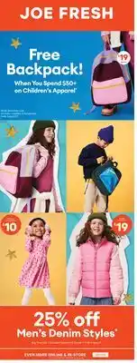 Real Canadian Superstore JOE FRESH offer