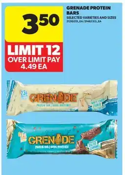 Real Canadian Superstore GRENADE PROTEIN BARS offer