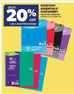 Real Canadian Superstore EVERYDAY ESSENTIALS STATIONERY offer