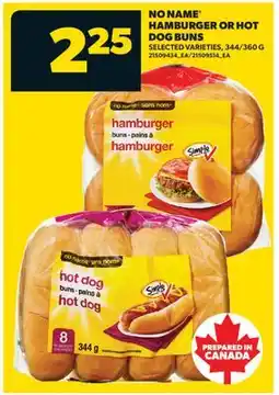 Real Canadian Superstore NO NAME HAMBURGER OR HOT DOG BUNS, 344/360 G offer