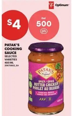 Real Canadian Superstore PATAK'S COOKING SAUCE offer