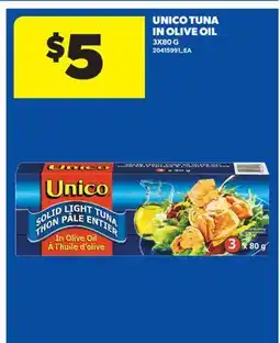 Real Canadian Superstore UNICO TUNA IN OLIVE OIL offer