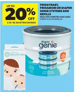 Real Canadian Superstore FRIDAYBABY, FRIDAMOM OR DIAPER GENIE SYSTEMS AND REFILLS offer