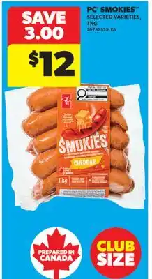 Real Canadian Superstore PC SMOKIES offer